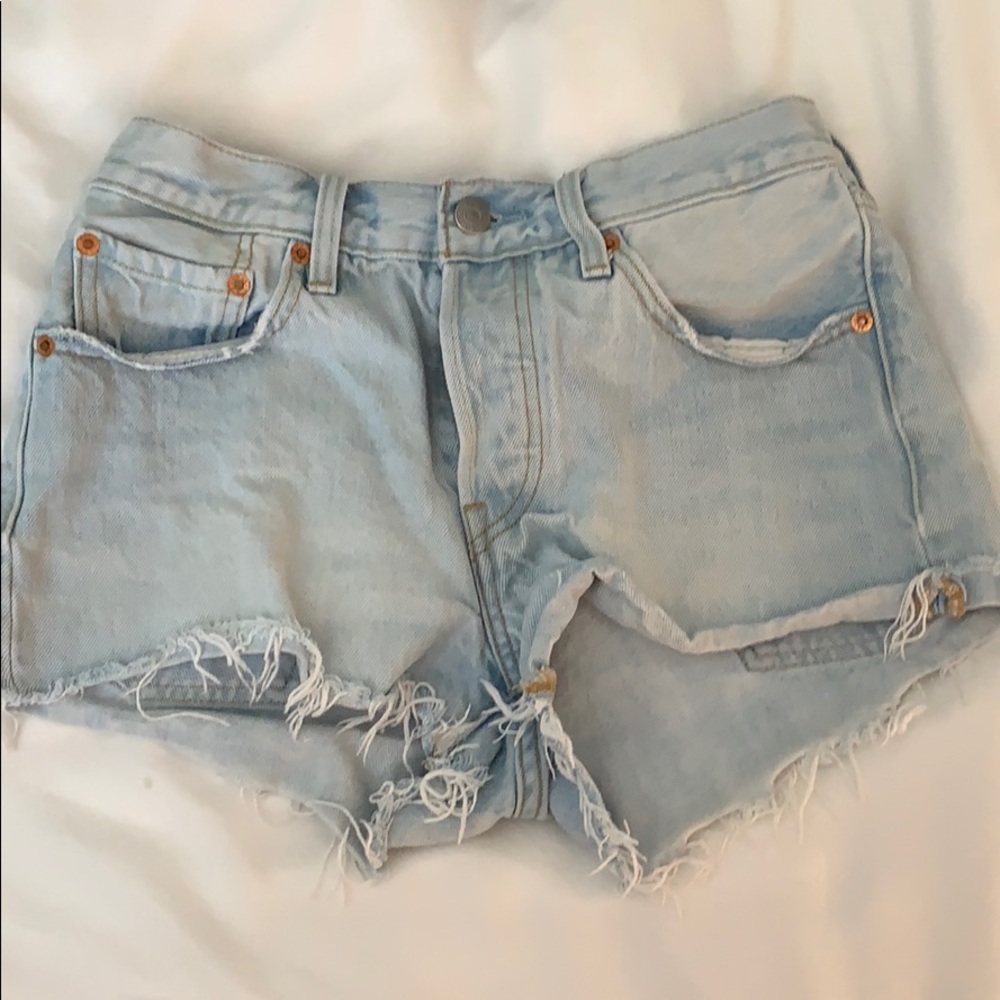 Levi 501 denim shorts